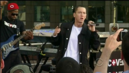 Eminem - Not Afraid, Renegade ft. Jay-Z Live on The Late Show with David Letterman
